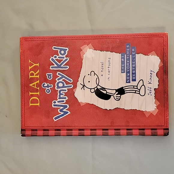 Diary of a Wimpy Kid, 217 pages. Hardback book. Used but still in great shape. - Picture 1 of 8